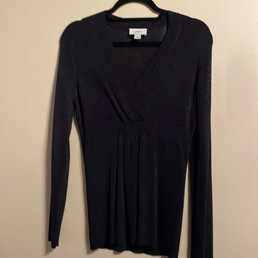 Loft sweater black with sparkle size M